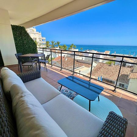 Breathtaking Sea View Apartment Estepona Bagian luar foto