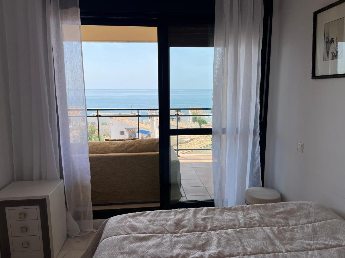 Breathtaking Sea View Apartment Estepona Bagian luar foto